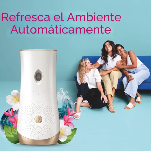 Vista 8 de Glade - Repuesto automático de aspersión, ambientador para el hogar y el baño, Aqua Waves, 6.2 oz, 3