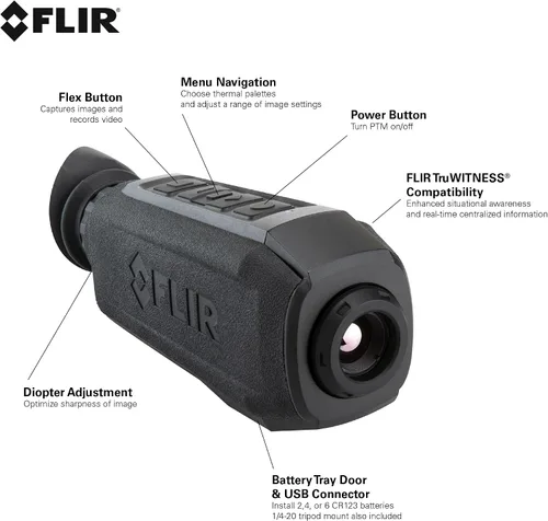 Vista 2 de FLIR Scion PTM366 - Monocular térmico profesional