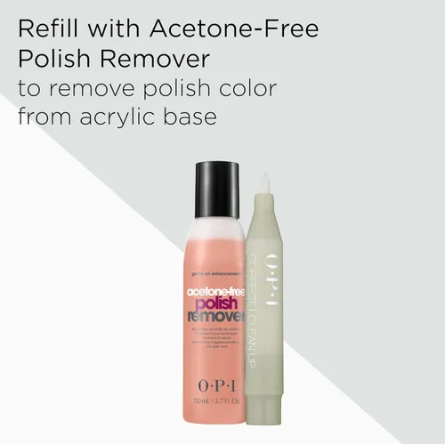 Vista 9 de Lápiz corrector OPI para uñas recargable, 0,13 onzas líquidas