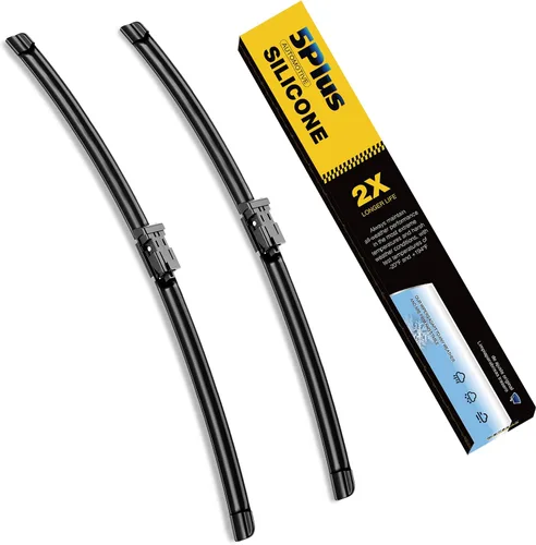 Vista 23 de 5 PLUS® Limpiaparabrisas de silicona de 15+15 pulgadas de repuesto para JEEP Wrangler 2017 2016 2015 2014 2013 2012 2011 2010 2009 2008 2007