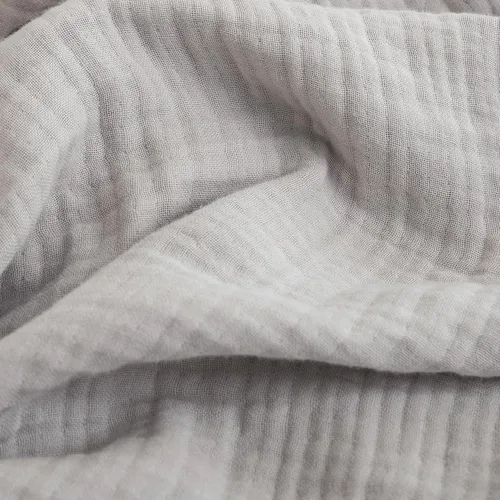 Vista 75 de FOSSA Manta de Muselina con Flecos - Gasa de Algodón 100% de 4 Capas Súper Suave y Transpirable - Manta Decorativa Ligera y Refrescante para Cama