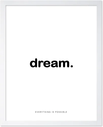 Vista 23 de Poster Master Póster tipográfico – Impresión de cita – Cambia tus pensamientos, cambia tu mundo, inspirador, motivacional – Regalo para familia