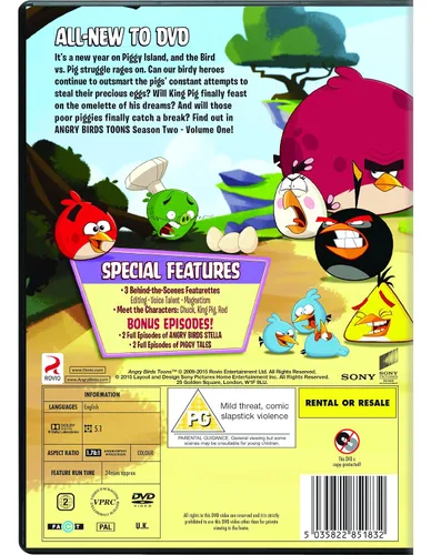Vista 3 de Angry Birds Toons Season Two - Volume One DVD
