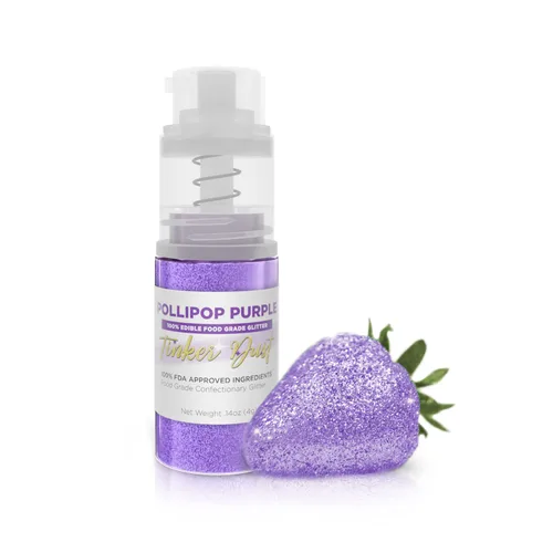 Vista 30 de Bakell - Brillantina Negra Tinker Dust (4g, 1x Mini Bomba de Pulverización) Brillantina Comestible para Alimentos, Postres y Bebidas! Negro
