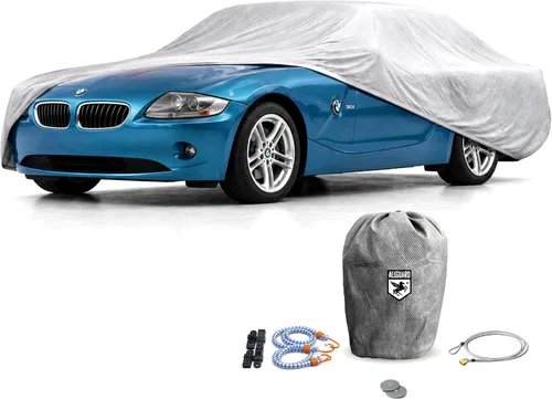 Vista 7 de Fundas de coche resistentes a los arañazos para interior compatible con BMW 2002-2008 Z4 - Material satinado negro ultra suave cubierta de coche