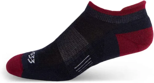 Vista 9 de USA Made - Micro Cushion No Show Tab Socks - Running Socks - Merino Wool - Mountain Heritage S32 Micro + Cojín Avena