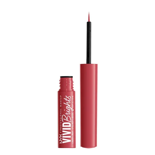 Vista 8 de NYX PROFESSIONAL MAKEUP Vivid Brights Delineador Líquido, Delineador de Ojos Resistente a las Manchas con Punta Precisa - On Red 04 en rojo
