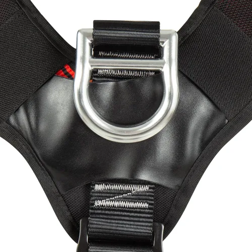 Vista 7 de Zeluga Arnés de seguridad de cuerpo completo de alta resistencia 15-330, protección contra caídas, arnés de techo, cinturón de seguridad