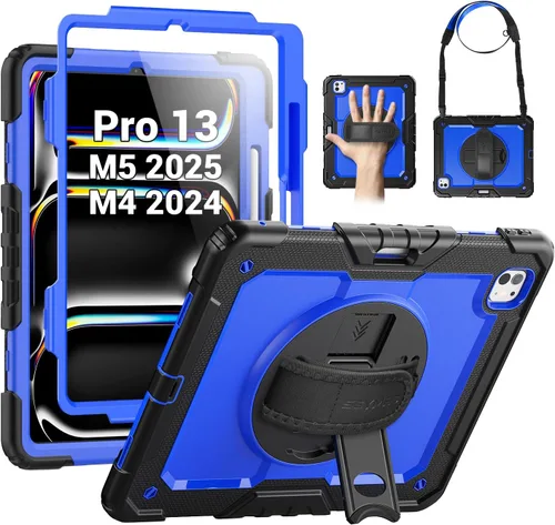 Vista 21 de SEYMAC Funda para iPad de 9ª/8ª/7ª Generación Estuche 10.2" 2021-2019, Funda Protectora de Cuerpo Completo Resistente a Prueba de Golpes de Servicio