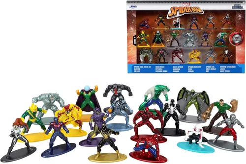 Vista 3 de Jada Toys Marvel - Paquete múltiple de figuras nano, Wave 7 253225027, multicolor
