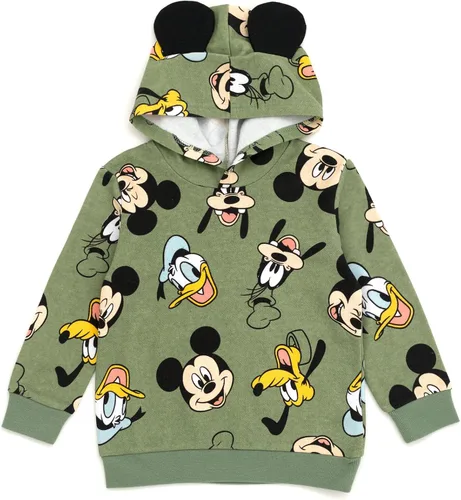 Vista 28 de Disney Mickey Mouse - Sudadera con capucha de forro polar para bebés y niños grandes (12 meses - 18-20)