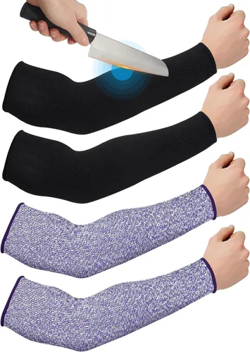 Vista 8 de Geyoga 2 pares de fundas protectoras de piel, mediano, Hppe; negro