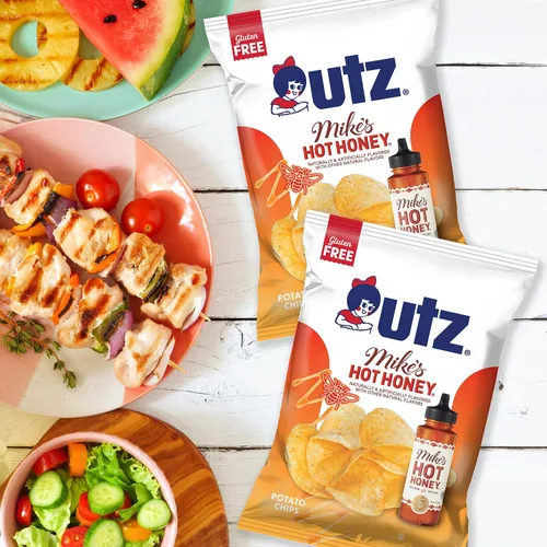 Vista 10 de Utz® Mike's Hot Honey - Papas fritas con sabor a miel; 2.625 onzas, 14