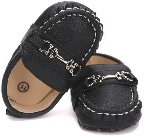Vista 5 de LONSOEN Mocasines para bebés y niñas y niños mocasines para cuna Mocasín