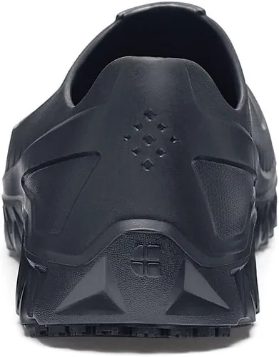 Vista 3 de Shoes for Crews Unisex Slip-Resistant Work Clogs - Comfortable, Non-Slip Work Shoes for Men & Women in Food Service, Healthcare, Hospitality - Negro