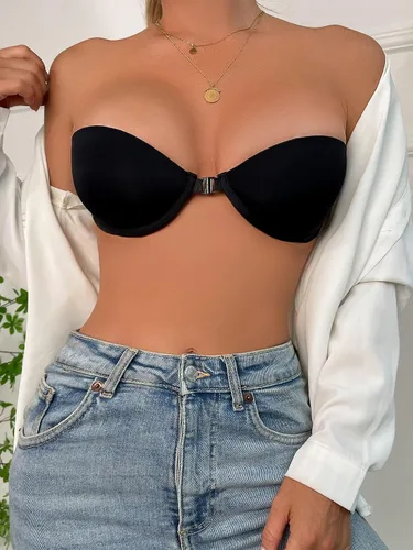 Vista 3 de SOLY HUX Sujetadores acolchados sin tirantes para mujer