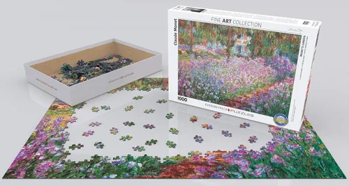 Vista 3 de Eurographics Monet's Garden by Claude Monet - Rompecabezas de 1000 piezas