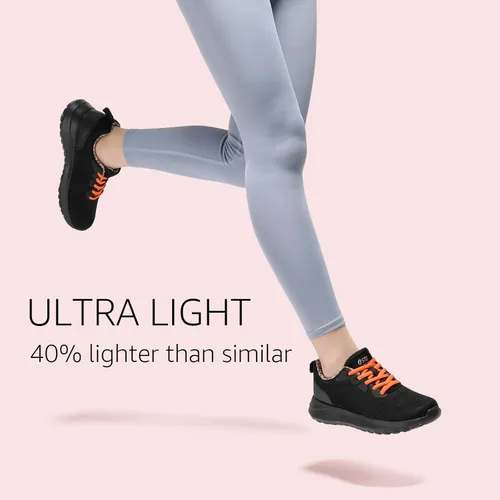 Vista 3 de STQ Zapatos deportivos para caminar resistentes al agua para mujer con soporte de arco