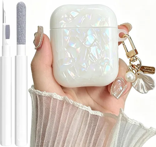 Vista 18 de Compatible con Airpods Pro 3 Funda transparente con bloqueo para teléfono, suave TPU magnético bloqueo automático Apple AirPods Pro de tercera