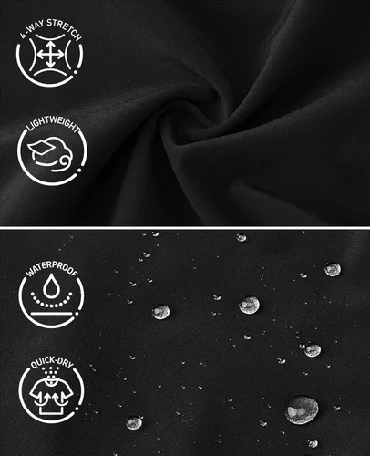 Vista 3 de MIER Pantalones cortos deportivos para correr de 5 pulgadas para hombre con bolsillos, de secado rápido, ligeros, pantalones cortos de entrenamiento