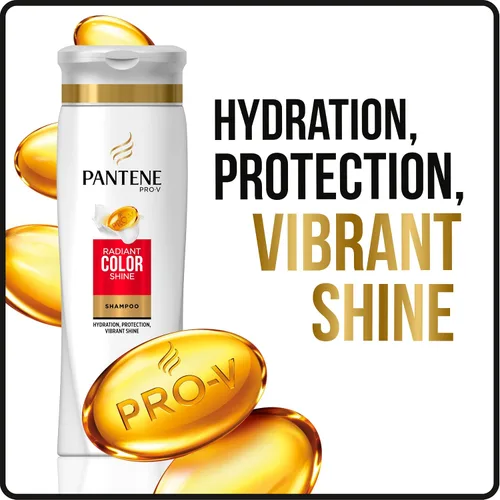 Vista 5 de Pantene Champú Pro-V Radiant Color Shine, 30.4 fl oz (el embalaje puede variar)