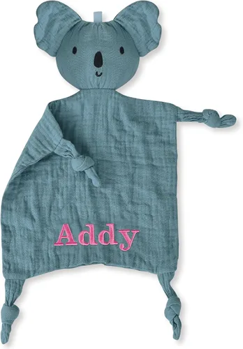Vista 8 de Bear Loveys para bebés, mantas de seguridad para bebés, suaves para niños y niñas, regalos para baby shower, regalos personalizados para bebés