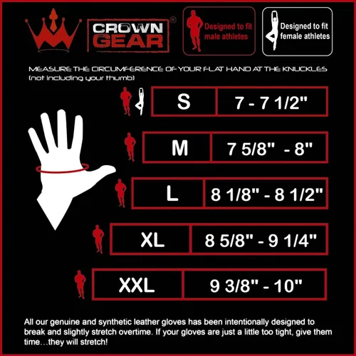 Vista 8 de Crown Gear Guantes de levantamiento de pesas para entrenamiento de entrenamiento Crossfit, guantes de fisicoculturismo para hombres o mujeres, lo