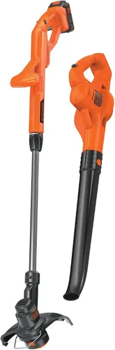 Vista 2 de Black & Decker LCC221 juego de cortador de césped y soplador, batería de litio de un máximo de 20 V, 10 pulgadas