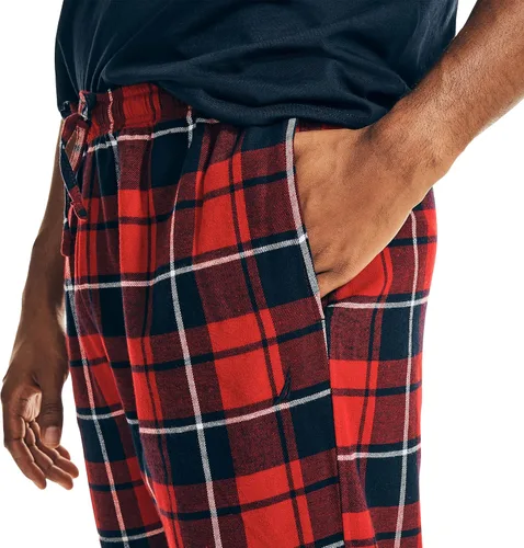 Vista 5 de Nautica Conjunto de pijama de franela para hombre