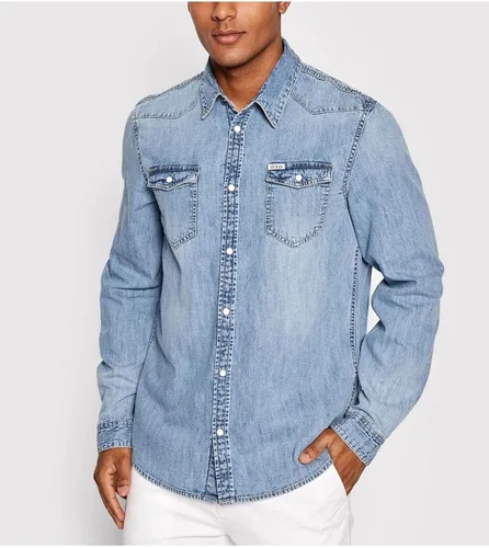 Vista 2 de GUESS Camisa vaquera Truckee para hombre