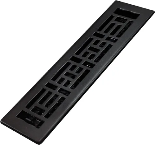 Vista 19 de Decor Grates Registro de suelo oriental AJH212-RB, 2 x 12 pulgadas, acabado de bronce frotado