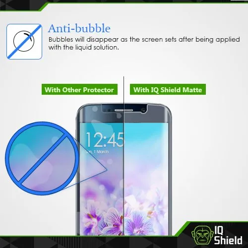 Vista 7 de IQShield Matte Screen Protector Compatible with Nintendo Switch (Console)(Updated Design) Anti-Glare Anti-Bubble TPU Film video game