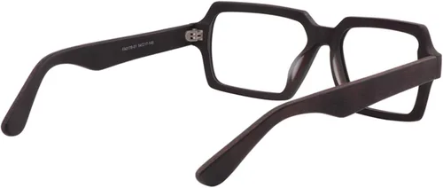 Vista 5 de Zeelool Gafas rectangulares de acetato de grano de madera vintage para hombres con lentes antirayos azules Arthur FA0178