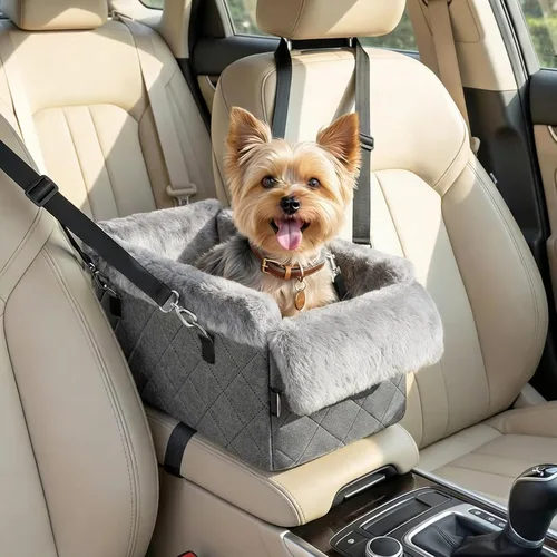 Vista 8 de VavoPaw Asiento de coche para perros pequeños y gatos de menos de 12 libras Negro