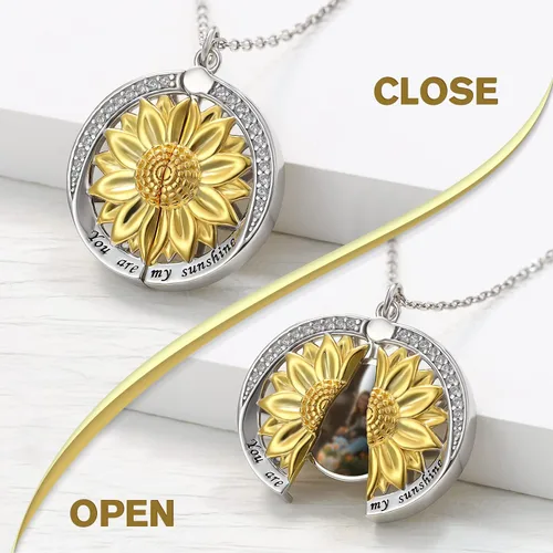 Vista 3 de Bolelis Heart Locket Necklaces Gifts for Women - 925 Sterling Silver Hidden Message Pendant Jewelry Mothers Day Gifts for Mom Daughter