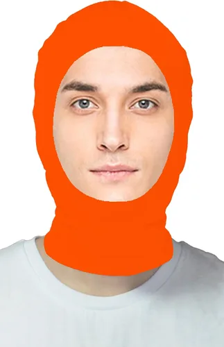 Vista 4 de VSVO Máscara de capucha Zentai de cara abierta