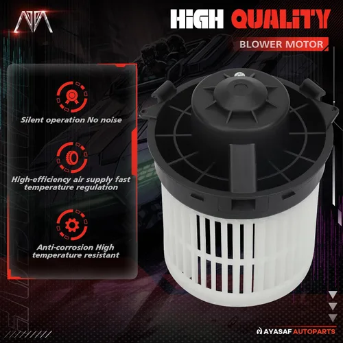 Vista 3 de 700285 Conjunto de motor de ventilador HVAC con jaula de ventilador para Nissan 2012 2013 2014 2015 2016 2017 2018 2019 Versa, para Versa Note
