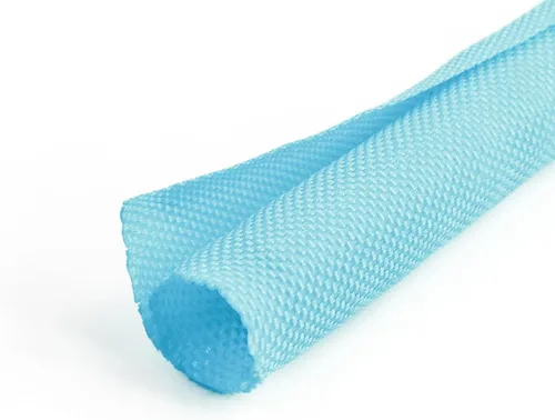 Vista 11 de Funda de gestión de cables trenzada dividida de 1/2 pulgada para cable USB, cable de alimentación, cable de audio y video, protector de cable