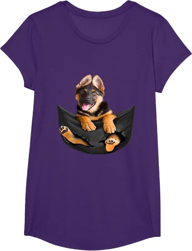 Vista 59 de Dog Lovers Gifts - Camiseta divertida con cara de perro con bolsillo, Negro, S