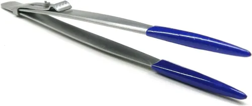 Vista 4 de Pinzas de punta de PVC con bloqueo de punta fina de goma suave con punta deslizante de 6-1/4 "Pinzas/herramienta de joyería/puntas de pinzas tienen