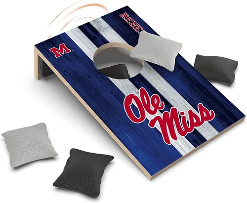 Vista 25 de SOAR Juego de Cornhole de mesa NCAA y altavoz Bluetooth