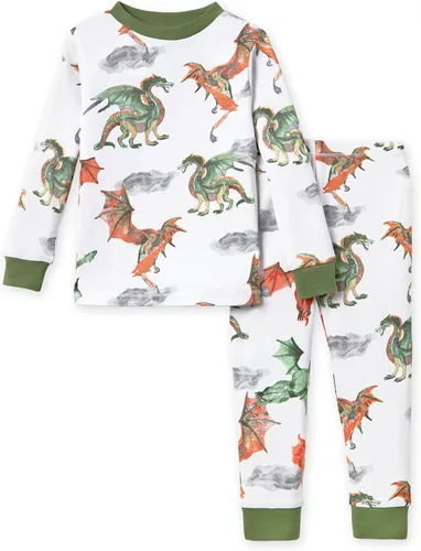 Vista 17 de Burt's Bees Baby Conjunto de Pijama de 2 Piezas para Niños con Camiseta de Manga Larga y Pantalones de Algodón Orgánico Guitarra acústica.