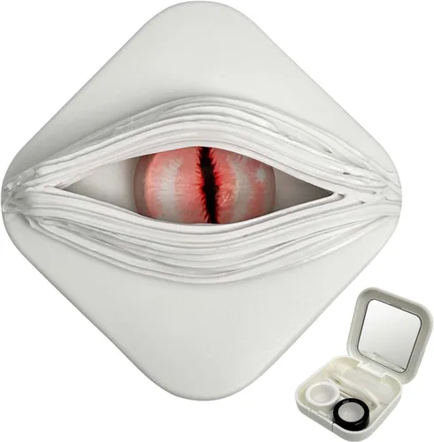 Vista 10 de Estuche para lentes de contacto, Mystic Eye Blue