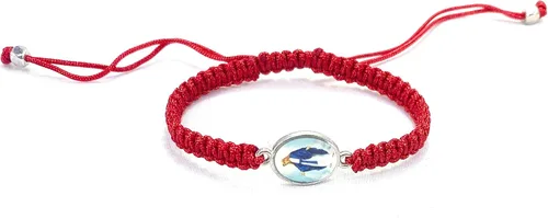 Vista 2 de Pulsera Roja De La Virgen Milagrosa de Nuestra Señora de la Milagrosa