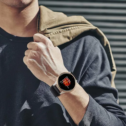 Vista 8 de Compatible con banda Garmin Vivoactive 5 de 20mm, Vivoactive 6/3, paquete de 10 correas de reloj de nailon para Garmin Forerunner