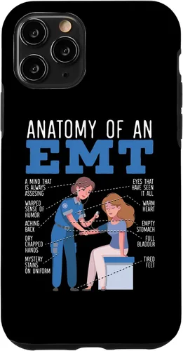 Vista 10 de iPhone 15 Anatomía de un EMT Paramédico EMT EMS Health Care Case