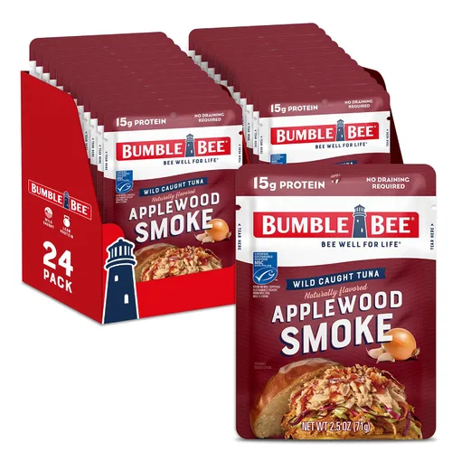 Vista 32 de Bumble Bee - Bolsa de atún sazonado con ajo asado y hierbas, 2.5 onzas