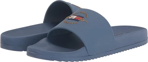 Vista 7 de Tommy Hilfiger Sandalias Ruthie para hombre, Oro