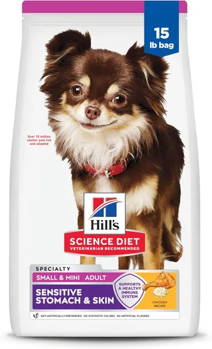 Vista 15 de Hill's Science Diet comida para perros adultos, estómago sensible y piel seca, Razas pequeñas