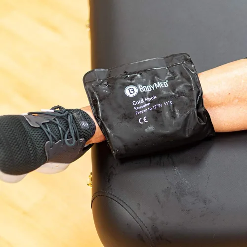 Vista 7 de BodyMed Bolsa de hielo de uretano reutilizable resistente para rodilla, brazo, codo, hombro, espalda, terapia de frío de grado profesional